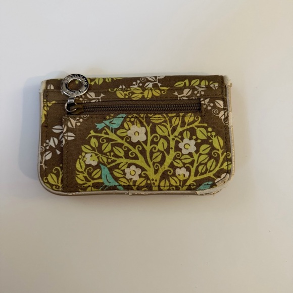 Vera Bradley Vintage Floral Brown Wallet - Picture 6 of 7